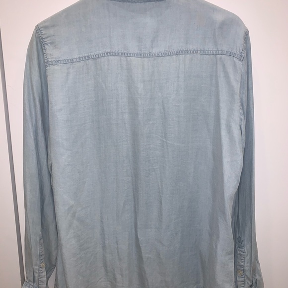 Oversized “light denim” blouse (L) - Picture 3 of 4